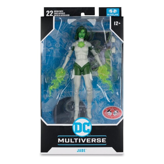 Green Latern Corps DC Multiverse Action Figure Jade (Red Platinum Edition) 18cm