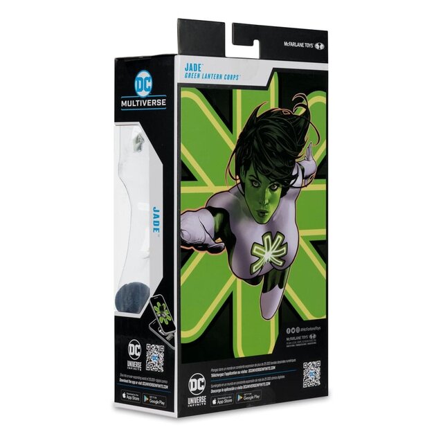 Green Latern Corps DC Multiverse Action Figure Jade (Red Platinum Edition) 18cm