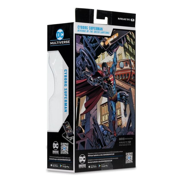 Revenge of the Green Lanterns DC Multiverse Action Figure Cyborg Superman 18cm