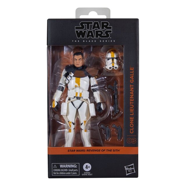 Star Wars Episode III Black Series Clone Lieutenant Galle Action Figure 15cm