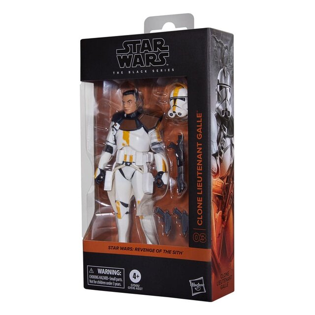 Star Wars Episode III Black Series Clone Lieutenant Galle Action Figure 15cm