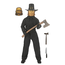 NECA Thanksgiving Clothed Action Figure John Carver 20cm