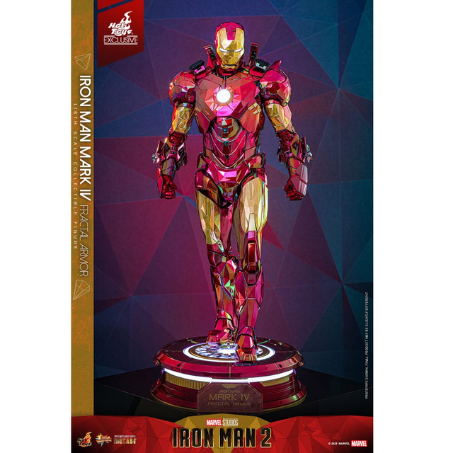 Iron Man 2 Movie Masterpiece Diecast 1/6 Iron Man Mark VI (Fractal Armor) Hot Toys Exclusive 33cm Iron Man 2 Movie Masterpiece Diecast 1/6 Iron Man Mark VI (Fractal Armor) Hot Toys Exclusive 33cm