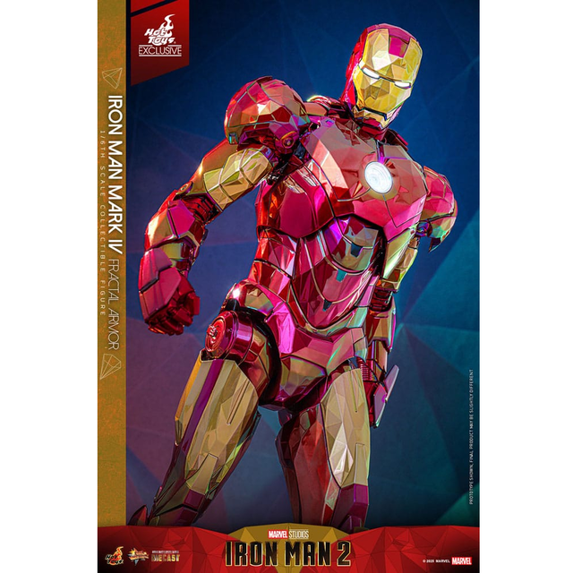 Iron Man 2 Movie Masterpiece Diecast 1/6 Iron Man Mark VI (Fractal Armor) Hot Toys Exclusive 33cm Iron Man 2 Movie Masterpiece Diecast 1/6 Iron Man Mark VI (Fractal Armor) Hot Toys Exclusive 33cm