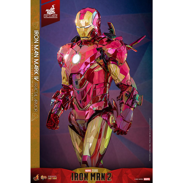 Iron Man 2 Movie Masterpiece Diecast 1/6 Iron Man Mark VI (Fractal Armor) Hot Toys Exclusive 33cm Iron Man 2 Movie Masterpiece Diecast 1/6 Iron Man Mark VI (Fractal Armor) Hot Toys Exclusive 33cm