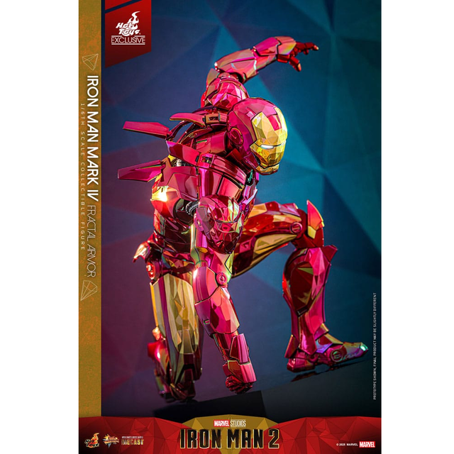 Iron Man 2 Movie Masterpiece Diecast 1/6 Iron Man Mark VI (Fractal Armor) Hot Toys Exclusive 33cm Iron Man 2 Movie Masterpiece Diecast 1/6 Iron Man Mark VI (Fractal Armor) Hot Toys Exclusive 33cm