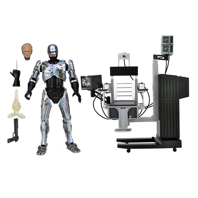 NECA Ultimate Battle Damaged RoboCop with Chair 18cm