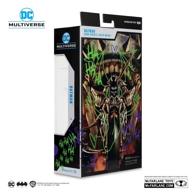 DC Multiverse Batman (Dark Nights: Death Metal) Jokerized (Gold Label) 18cm