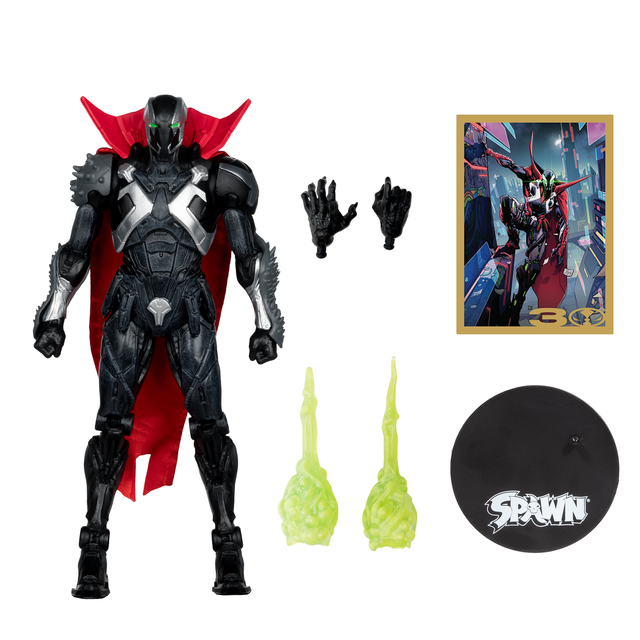 Spawn The Deviant (Robot Wars #1) Red Platinum Action Figure 18cm