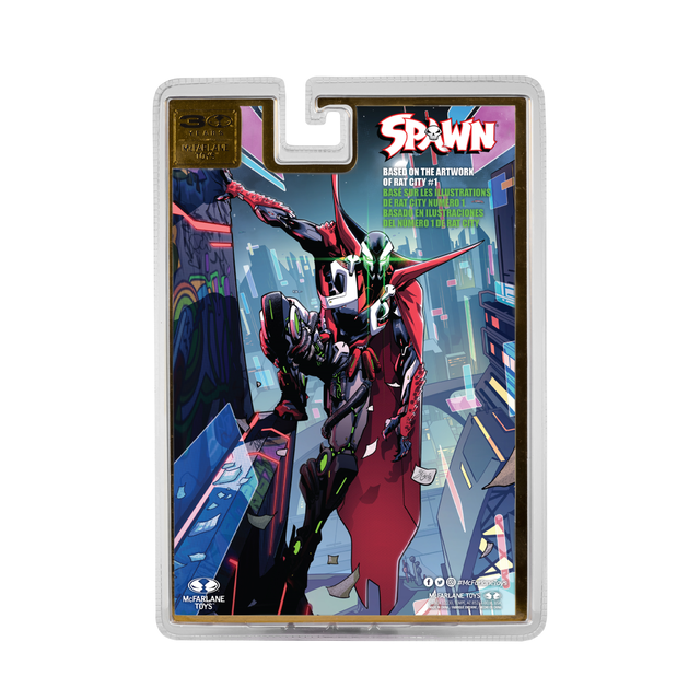 Spawn The Deviant (Robot Wars #1) Red Platinum Action Figure 18cm