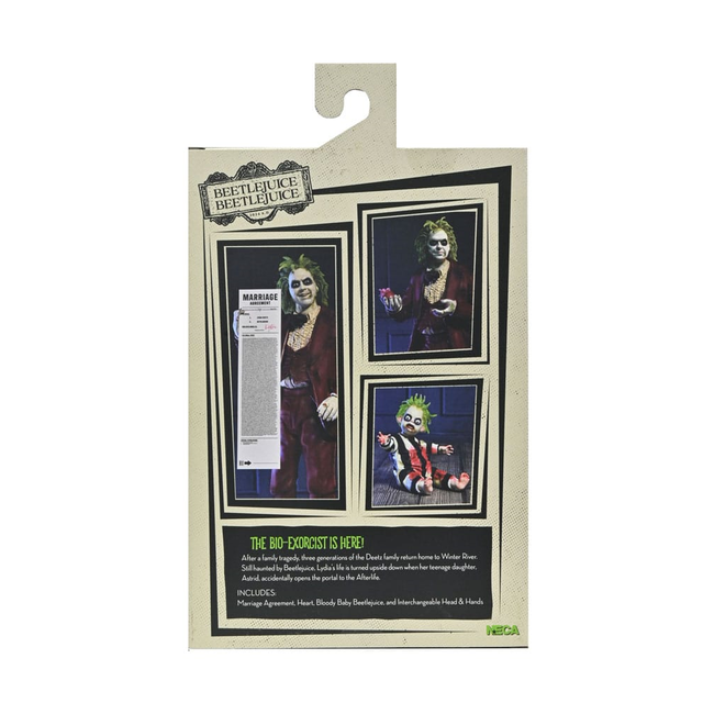 Ultimate Beetlejuice Wedding Tuxedo Action Figure 18cm