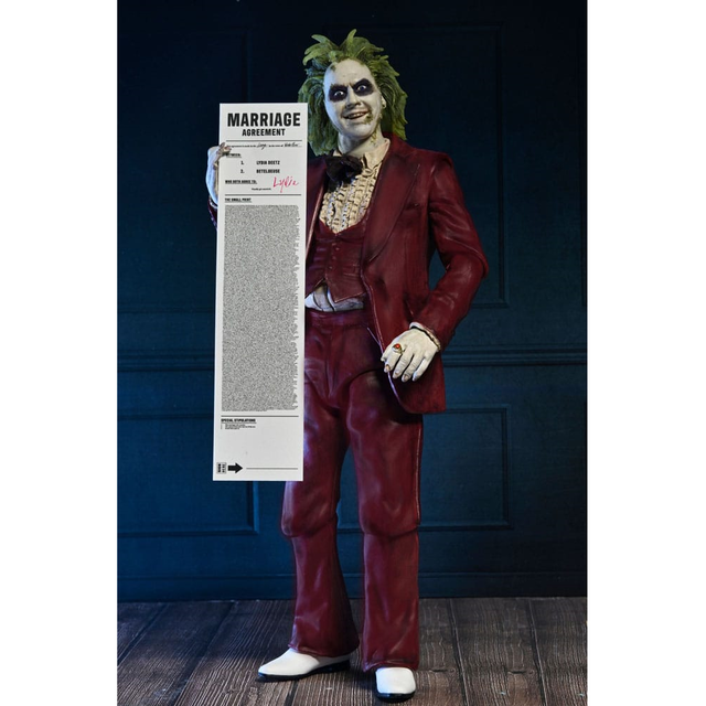 Ultimate Beetlejuice Wedding Tuxedo Action Figure 18cm
