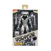 NECA Teenage Mutant Ninja Turtles Elite Foot Assassin (Black & White Variant) Action Figure 18cm