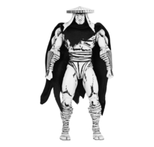 NECA Teenage Mutant Ninja Turtles Elite Foot Assassin (Black & White Variant) Action Figure 18cm