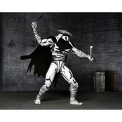 NECA Teenage Mutant Ninja Turtles Elite Foot Assassin (Black & White Variant) Action Figure 18cm