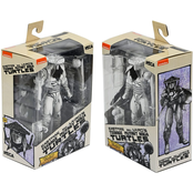 NECA Teenage Mutant Ninja Turtles Elite Foot Assassin (Black & White Variant) Action Figure 18cm
