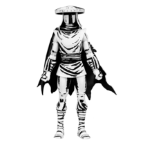 NECA Teenage Mutant Ninja Turtles Elite Guard (Black & White Variant) Action Figure 18cm