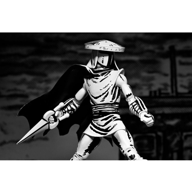 NECA Teenage Mutant Ninja Turtles Elite Guard (Black & White Variant) Action Figure 18cm