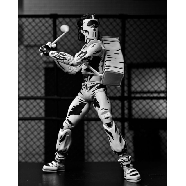 NECA Teenage Mutant Ninja Turtles Casey Jones (Black & White Variant) Action Figure 18cm