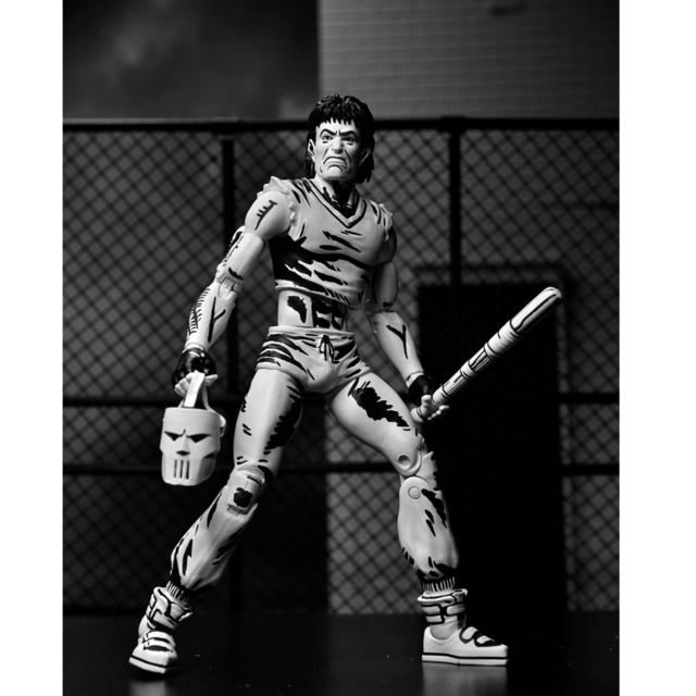 NECA Teenage Mutant Ninja Turtles Casey Jones (Black & White Variant) Action Figure 18cm
