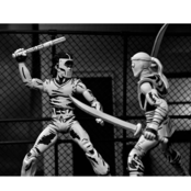 NECA Teenage Mutant Ninja Turtles Casey Jones (Black & White Variant) Action Figure 18cm