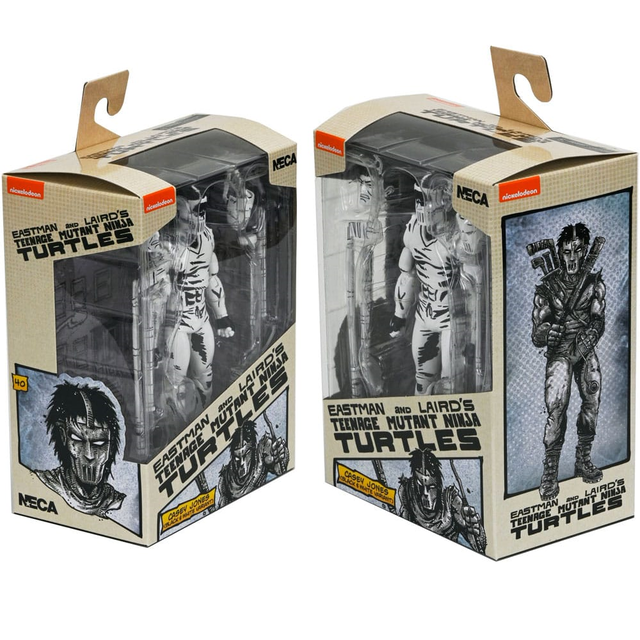 NECA Teenage Mutant Ninja Turtles Casey Jones (Black & White Variant) Action Figure 18cm