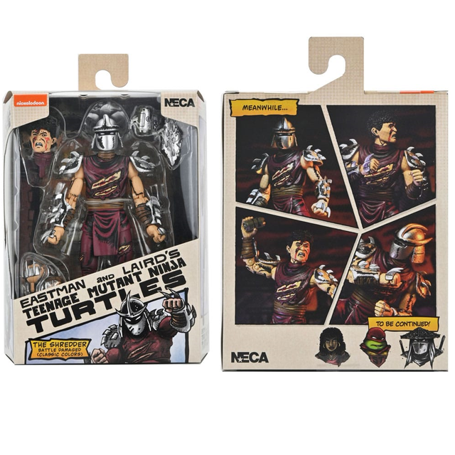NECA Teenage Mutant Ninja Turtles Battle Damaged Shredder (Mirage Comics) Action Figure 18cm