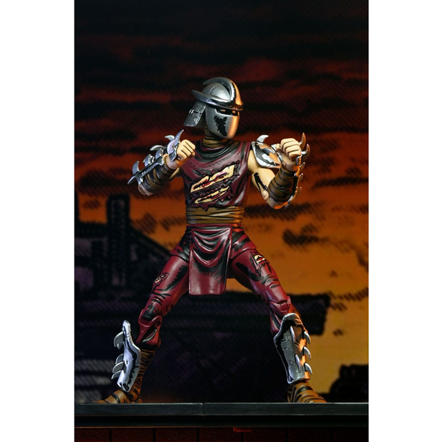 NECA Teenage Mutant Ninja Turtles Battle Damaged Shredder (Mirage Comics) Action Figure 18cm