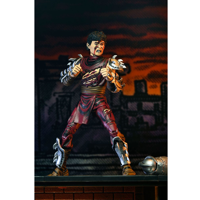 NECA Teenage Mutant Ninja Turtles Battle Damaged Shredder (Mirage Comics) Action Figure 18cm