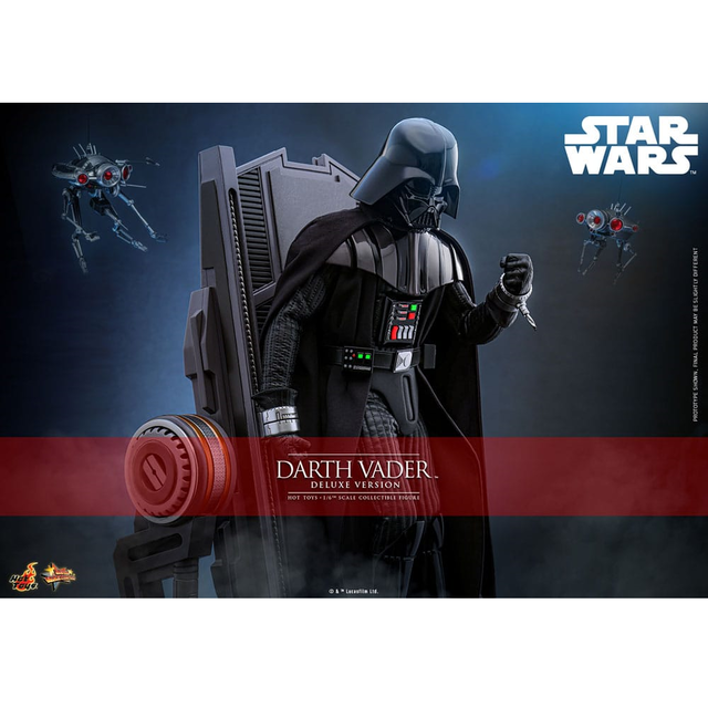 Star Wars: Episode III Revenge of the Sith Movie Masterpiece Action Figure 1/6 Darth Vader Deluxe Version 35cm