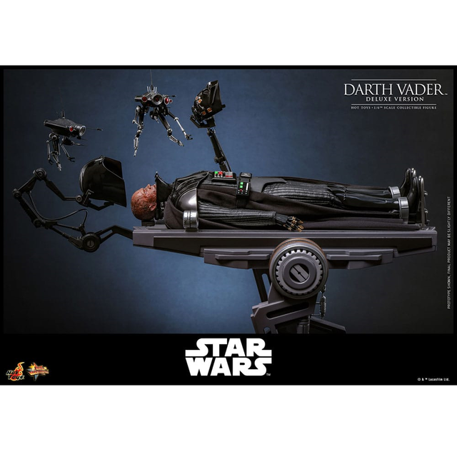 Star Wars: Episode III Revenge of the Sith Movie Masterpiece Action Figure 1/6 Darth Vader Deluxe Version 35cm