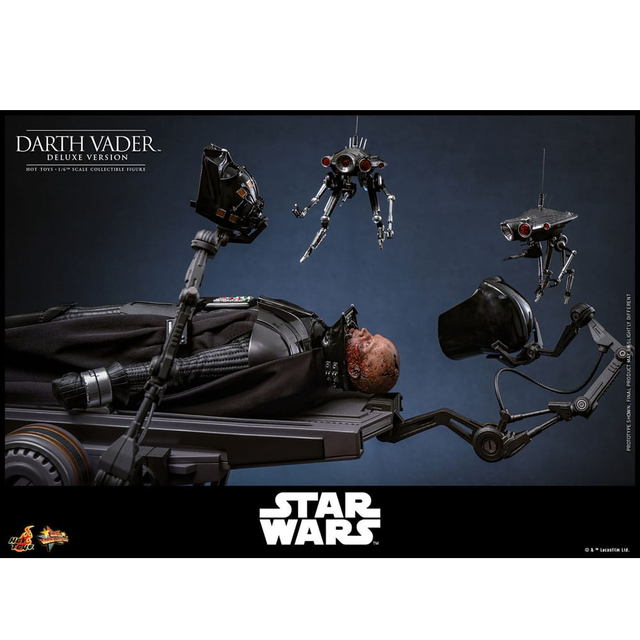 Star Wars: Episode III Revenge of the Sith Movie Masterpiece Action Figure 1/6 Darth Vader Deluxe Version 35cm