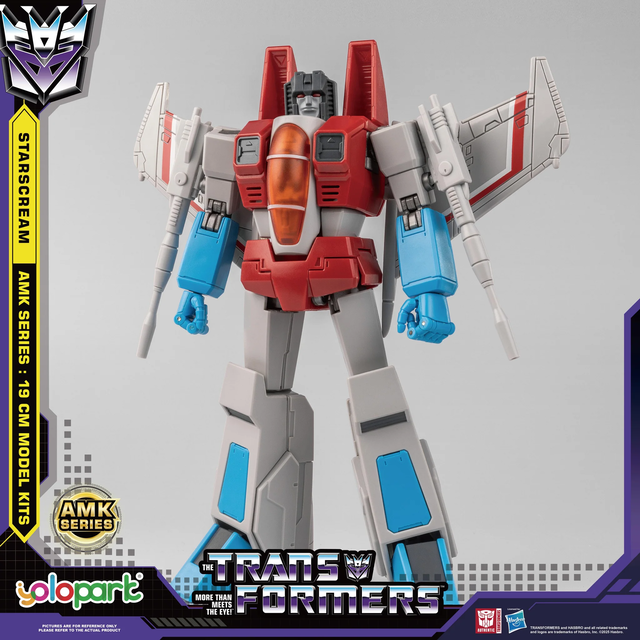 Transformers Generation One AMK Series Starscream Plastic Model Kit 20cm