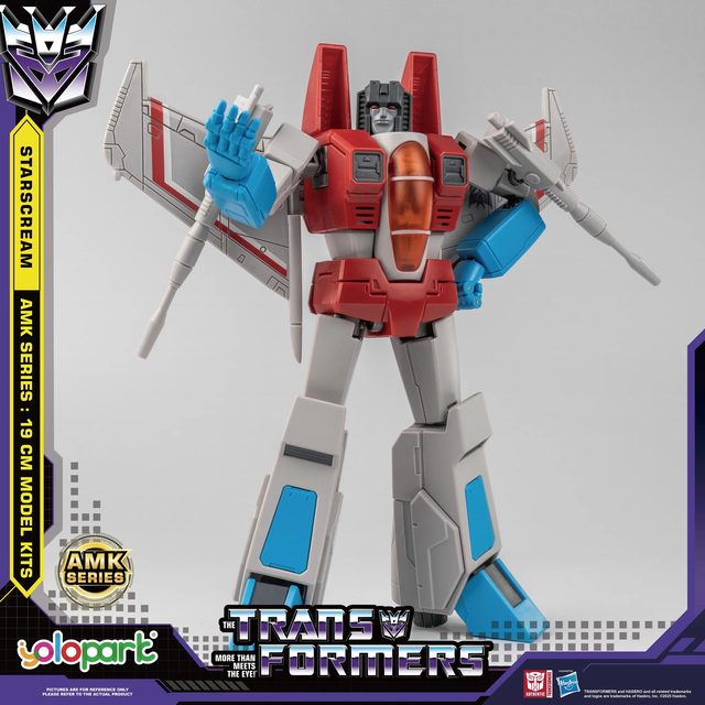 Transformers Generation One AMK Series Starscream Plastic Model Kit 20cm