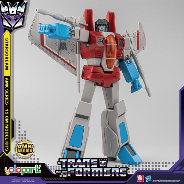 Transformers Generation One AMK Series Starscream Plastic Model Kit 20cm