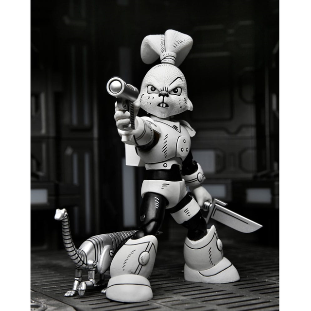 Space Usagi Yojimbo Black & White Figure 15cm
