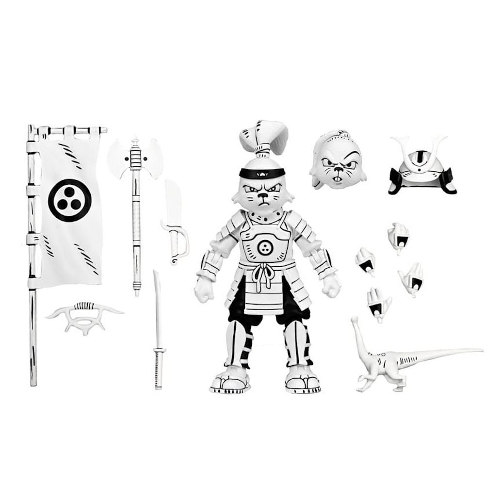 NECA Samurai Usagi Yojimbo Black & White afbeelding