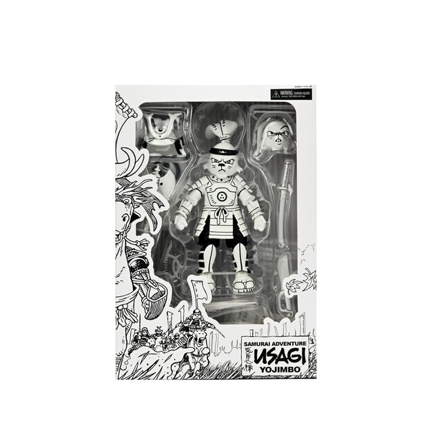 Samurai Usagi Yojimbo Black & White Figure 15cm