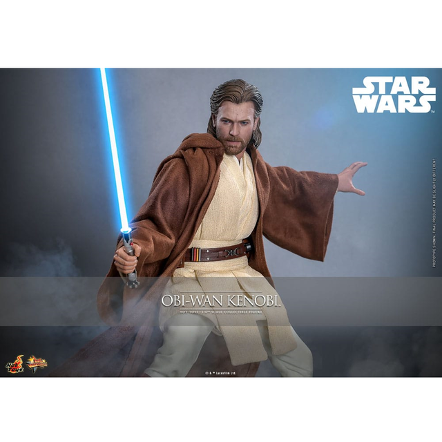 Star Wars: Episode II Attack of the Clones 1/6 Obi-Wan Kenobi Action Figure 31cm