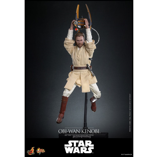 Star Wars: Episode II Attack of the Clones 1/6 Obi-Wan Kenobi Action Figure 31cm