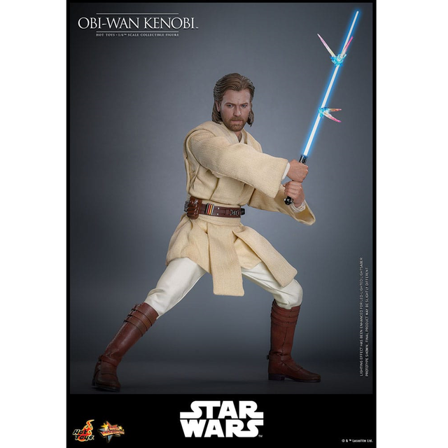 Star Wars: Episode II Attack of the Clones 1/6 Obi-Wan Kenobi Action Figure 31cm