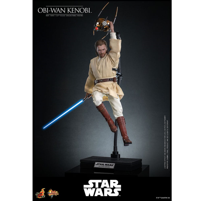 Star Wars: Episode II Attack of the Clones 1/6 Obi-Wan Kenobi Action Figure 31cm
