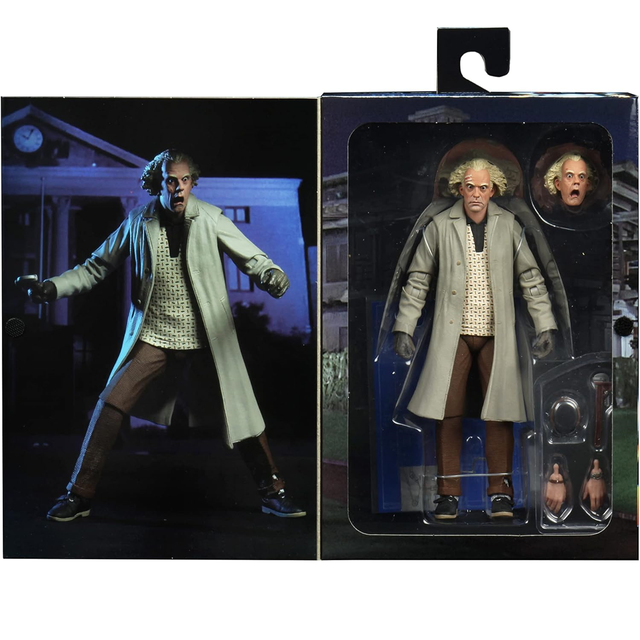 Back to the Future Action Figure Ultimate Doc Brown 18cm