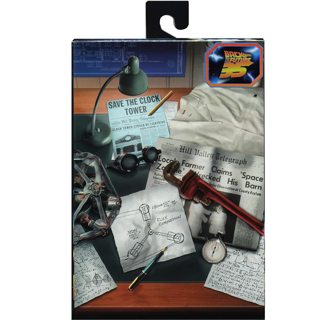 Back to the Future Action Figure Ultimate Doc Brown 18cm