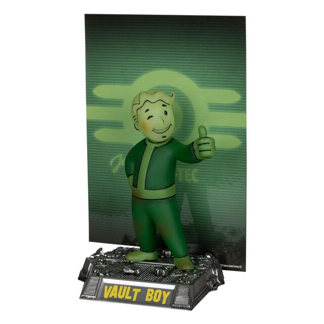 Fallout Movie Maniacs Vault Boy Glow in the Dark 13cm