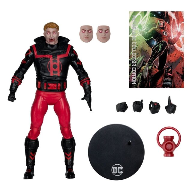 Collector Edition Guy Gardner (Red Lantern) Green lantern (Red Platinum) 18cm