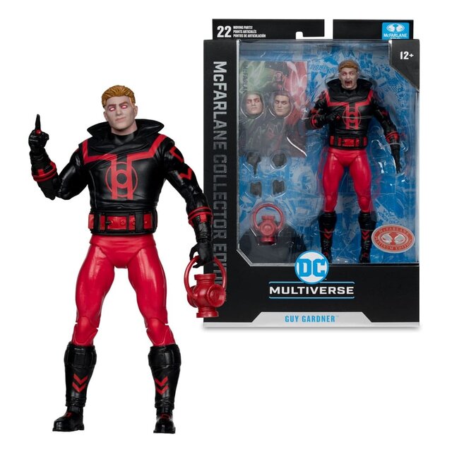 Collector Edition Guy Gardner (Red Lantern) Green lantern (Red Platinum) 18cm