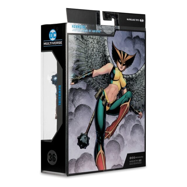 McFarlane Collector Edition Hawkgirl (Justice League of America) Action Figure Platinum 18cm
