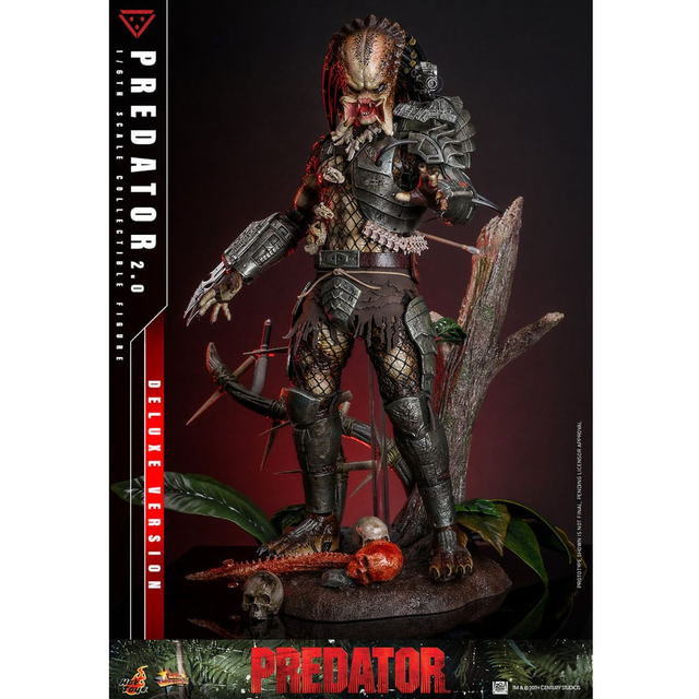 Predator Movie Masterpiece Action Figure 1/6 Predator (2.0) Deluxe Version 34cm