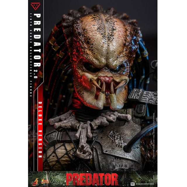 Predator Movie Masterpiece Action Figure 1/6 Predator (2.0) Deluxe Version 34cm